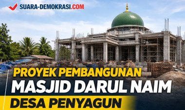 Klarifikasi Dinas Soal Proyek Masjid Darul Naim Penyagun