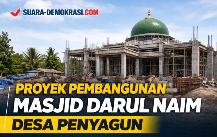 Klarifikasi Dinas Soal Proyek Masjid Darul Naim Penyagun