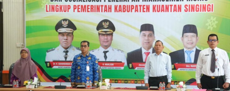Perkuat Tata Kelola, Pemkab Kuansing Laksanakan Penilaian SPIP dan Sosialisasi Manajemen Risiko