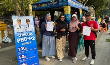 Posko Pajak CFD Diserbu Warga, Program Penghapusan Denda Pajak Disambut Antusias