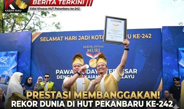 HUT Pekanbaru ke-242: KolaborAksi Membangun Kota, Ekonomi Tumbuh 7,91 Persen dan Raih Rekor MURI