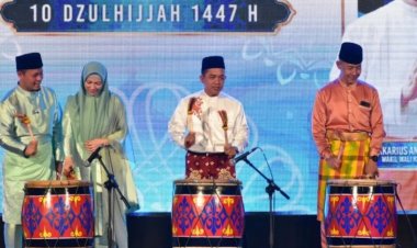 Ketua DPRD Pekanbaru Hadiri Pawai Takbir Idul Adha 1447 H, Ribuan Warga Semarakkan Malam Takbiran