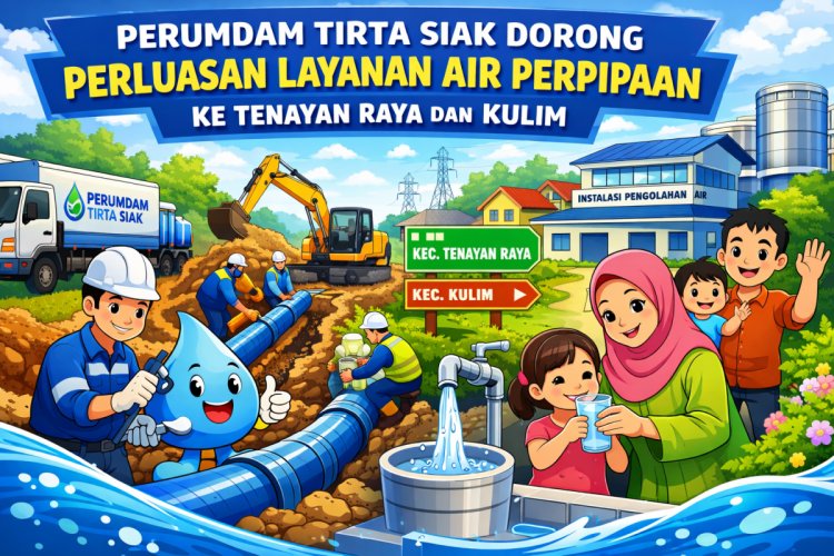 Perumdam Tirta Siak Siapkan Langkah Perluas Akses Air Bersih ke Tenayan Raya dan Kulim