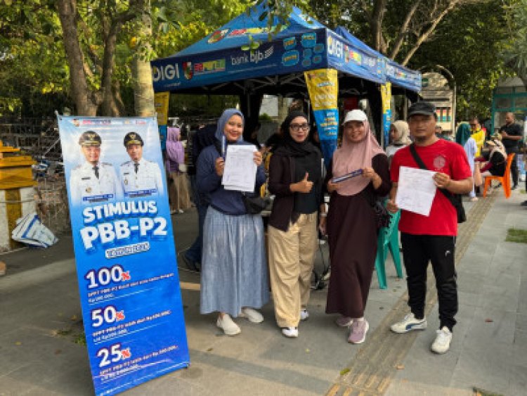 Posko Pajak CFD Diserbu Warga, Program Penghapusan Denda Pajak Disambut Antusias