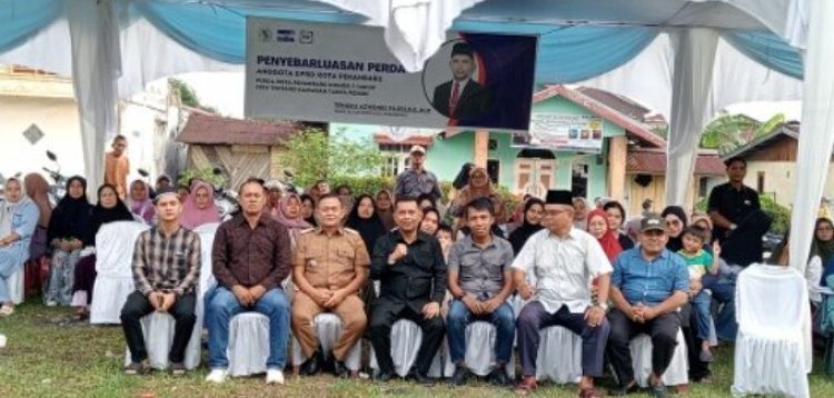 Wakil Ketua DPRD Pekanbaru Sosialisasikan Perda P4GN, Ajak Warga Perangi Penyalahgunaan Narkoba
