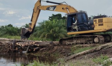 Satgas TMMD Kodim 0313/KPR Kebut Gunakan Alat Berat  Bangun Badan Jalan 2,5 KM x 5 Meter