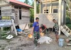 Pembangunan MCK Dusun 1 TMMD ke-129 Kodim 0313/KPR Capai Progres 87%, Masuki Tahan Pemasangan Keramik