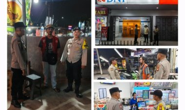 Polsek Pangkalan Kerinci Patroli Cipkon Kamtibmas Guna Cegah C3 dan Cooling System