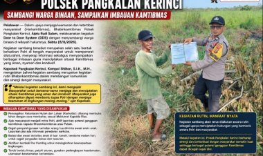 Bhabinkamtibmas Polsek Pangkalan Kerinci Sambangi Warga Binaan, Sampaikan Imbauan Kamtibmas