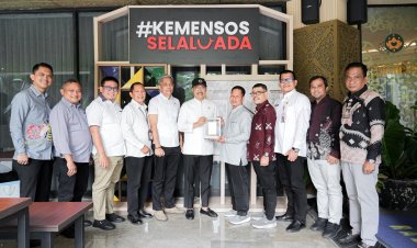 Plt Bupati Kuansing Audiensi dengan Mensos, Menteri Berpeluang Buka Pacu Jalur 2026