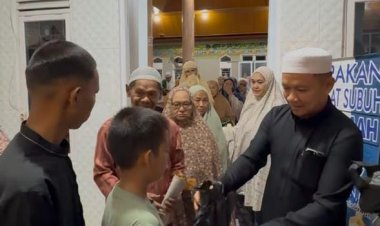 Wakil Bupati Pelalawan Husni Tamrin Galakan Subuh Sedekah Dan Shalat Berjemaah Bersama