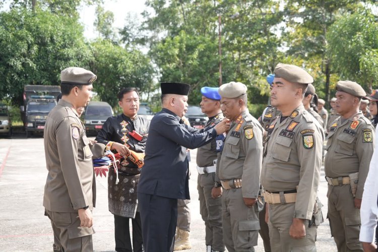 Jelang Pacu Jalur 2026, Satpol PP Kuansing Gelar Apel Pasukan dan Kukuhkan Tim Pengamanan