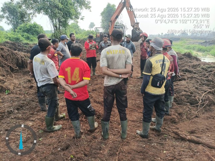 Apresiasi Dan Kolaborasi RPK PT Arara Abadi Ikut Berjibaku Padamkan Api di Kecamatan Kerumutan