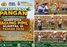 Dukung Swasembada Pangan, Polsek Pangkalan Kerinci Panen Raya Jagung Pipil Kuartal III Tahun 2026