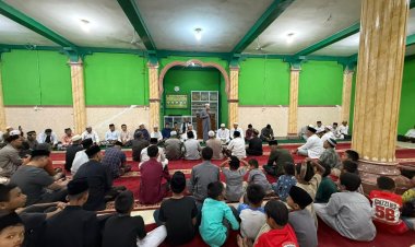 Memakmurkan Masjid, Wabup H Husni Tamrin Ajak Masyarakat Shalat Subuh Berjama'ah