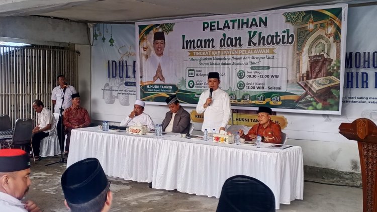 Dorong Generasi Muda Jadi Imam dan Khatib, Wabup Husni Tamrin Gelar Pelatihan Tingkat Kabupaten