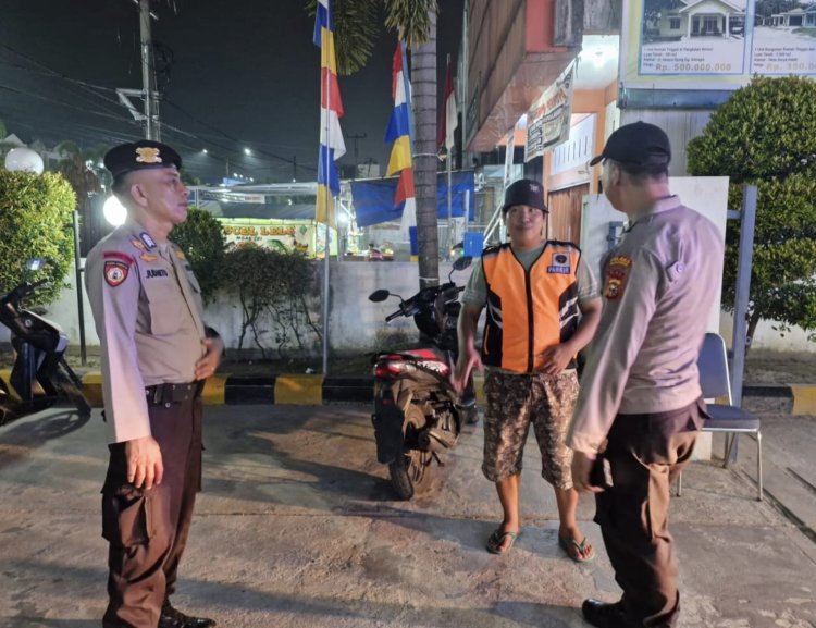Polsek Pangkalan Kerinci Gelar Patroli Preventif Cegah C3 dan Wujudkan Kamtibmas Kondusif