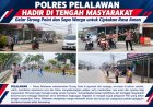 Polres Pelalawan Hadir di Tengah Masyarakat, Gelar Strong Point dan Sapa Warga untuk Ciptakan Rasa Aman