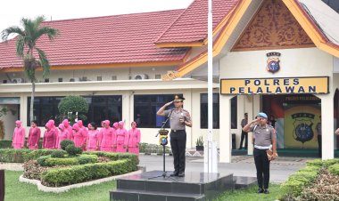 Kapolres Pelalawan Resmi Lantik AKP Zulhendra SH, MM Kapolsek Pangkalan Kerinci