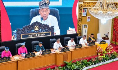 Rapat Paripurna HUT Ke 27 Tahun Kabupaten Pelalawan, Ketua DPRD Ajak Lanjutkan Pembangunan