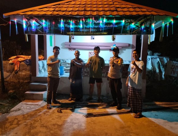 Jaga Kondusivitas Lingkungan, Polsek Pangkalan Kerinci Cek Pos Satkamling Griya Rumah Kita