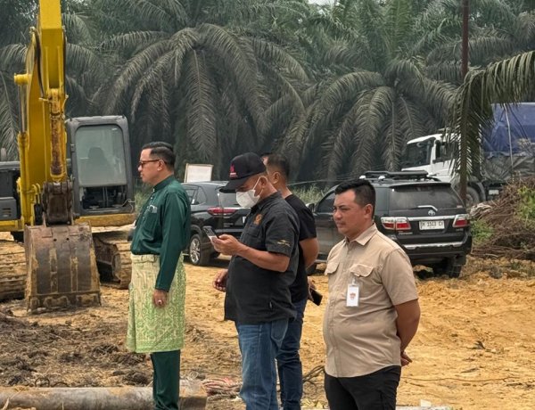 Wabup H Husni Tamrin Tinjau Pembangunan Masjid TARO Al-Jannah, Usung Arsitektur Khas Melayu