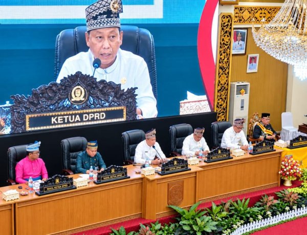 Rapat Paripurna HUT Ke 27 Tahun Kabupaten Pelalawan, Ketua DPRD Ajak Lanjutkan Pembangunan