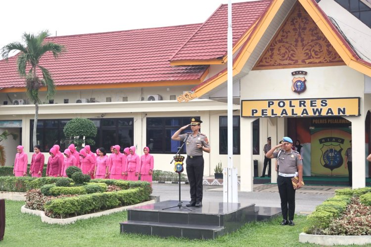 Kapolres Pelalawan Resmi Lantik AKP Zulhendra SH, MM Kapolsek Pangkalan Kerinci